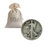 90% Silver Walking Liberty Halves Roll (20pcs.)