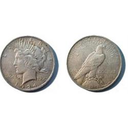 Peace Dollars Almost Uncirculated Mixed Date Roll