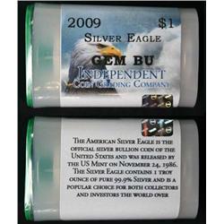 2009 Silver Eagle S$1 ICG BU 20-coin Plastic Seale