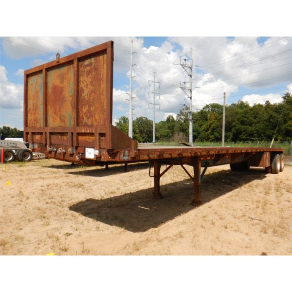 1989 UTILITY  Flatbed Trailer
