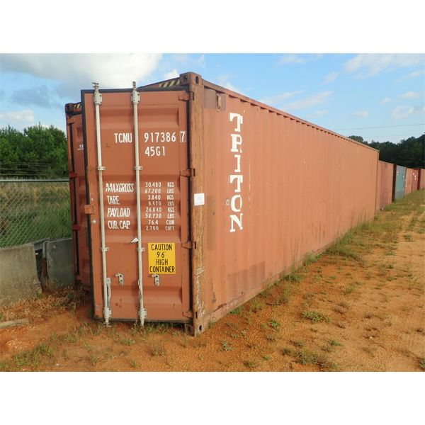 2006 TRITON 40' HIGH CUBE SHIPPING CONTAINER