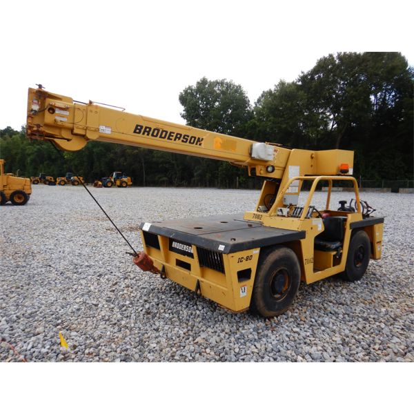 2008 BRODERSON IC-80-3G  Yard / Carry Deck Crane