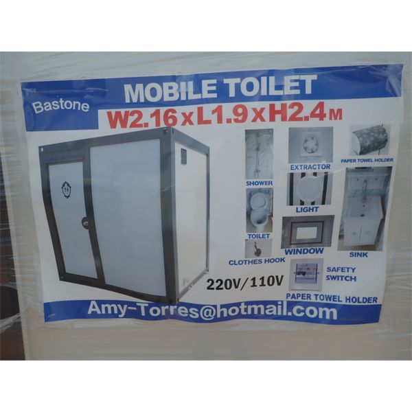 BASTONE PORTABLE TOILET W/ SHOWER
