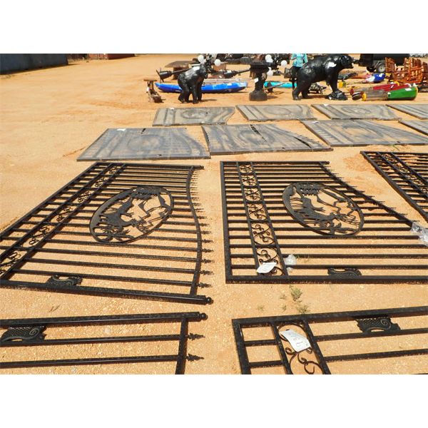 GREATBEAR 20' BI-PARTING WROUGHT IRON GATE
