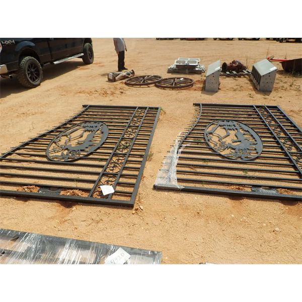 GREATBEAR 20' BI-PARTING WROUGHT IRON GATE
