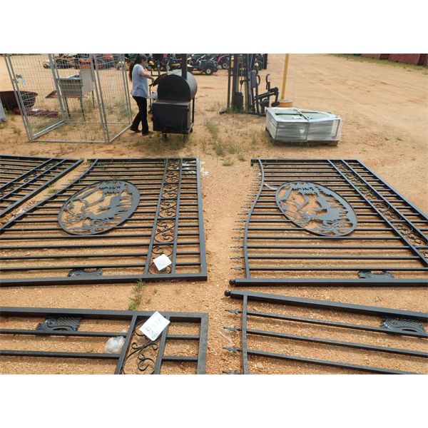 GREATBEAR 20' BI-PARTING WROUGHT IRON GATE