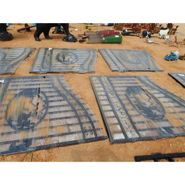 GREATBEAR 14' BI-PARTING WROUGHT IRON GATE