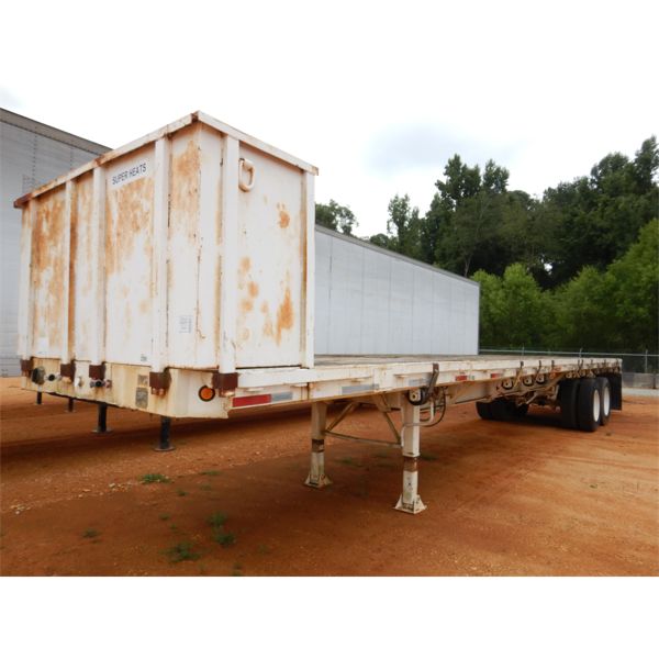 1987 FONTAINE TP-3-4575SL Flatbed Trailer