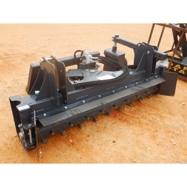 72" POWER RAKE ATTACH, fits skid steer loader (B5)