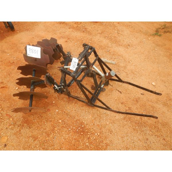 DISC HARROW W/ADAPTER, fits four wheeler (C8)