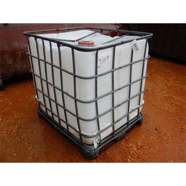 250 GAL PLASTIC STORAGE TANK W/ CAGE Storage Tank