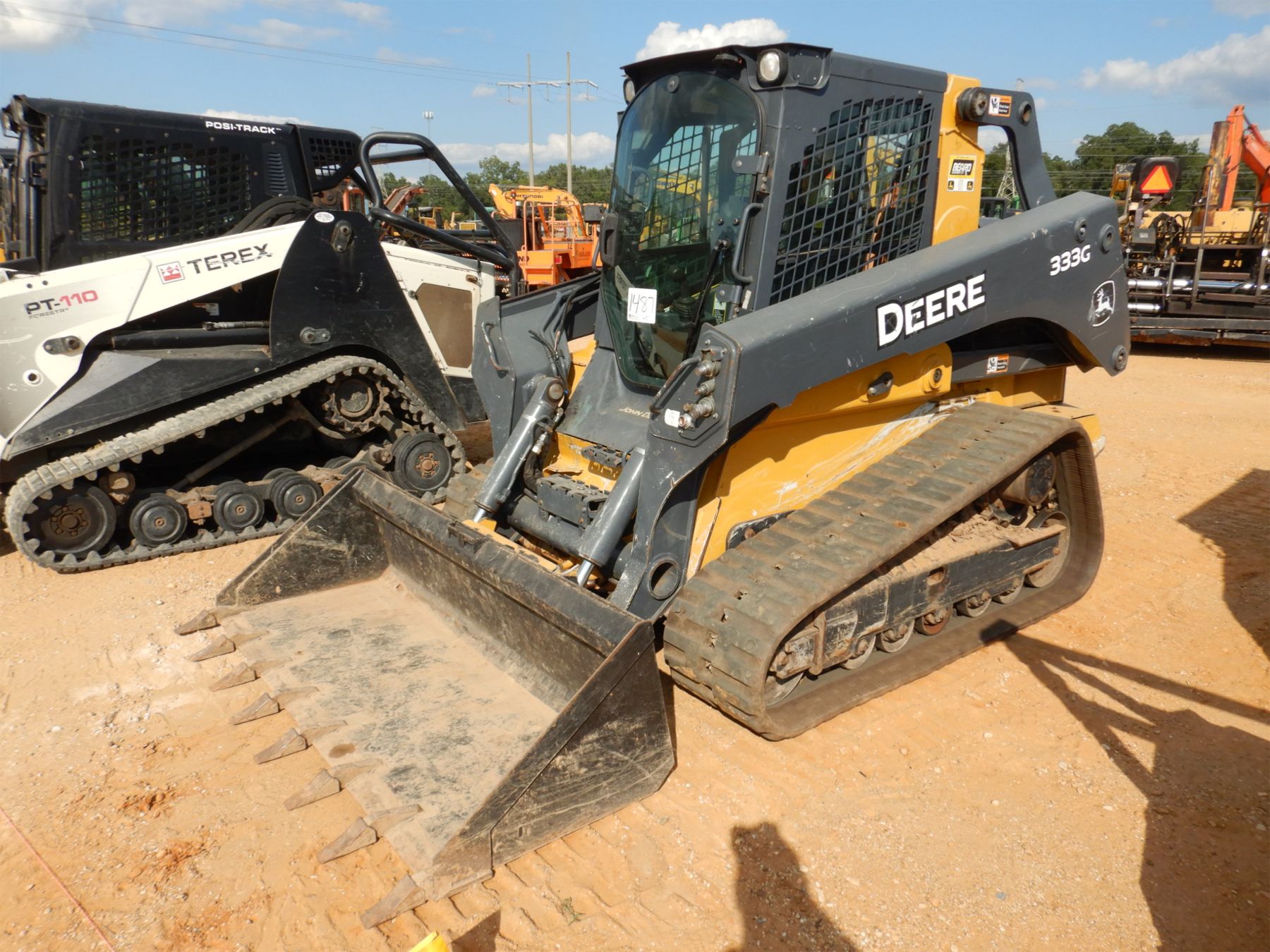 2018 JOHN DEERE 333G Skid Steer Loader Crawler