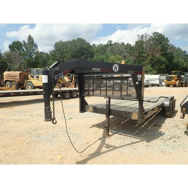 2007 CIRCLE W 83X20 Gooseneck Trailer