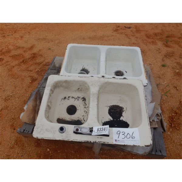 (2) CAST IRON SINKS (C6) J.M. Wood Auction Company, Inc.