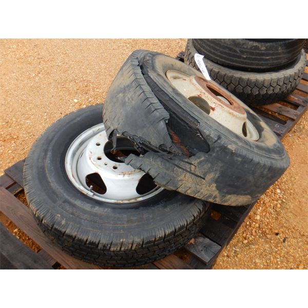 (2) LT245/75R17 TIRES & RIMS (A-2)