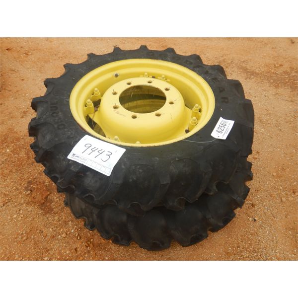 (2) 9.5-24 TIRES & RIMS (C7)