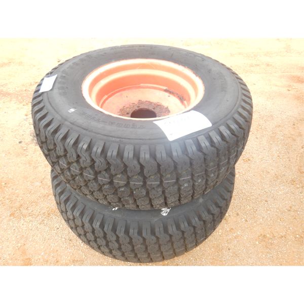 (4) 41 X 14.00-20 TIRES & RIMS (C7)