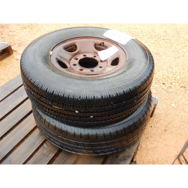 (2) LT245/75R16 TIRES & RIMS (A-2)