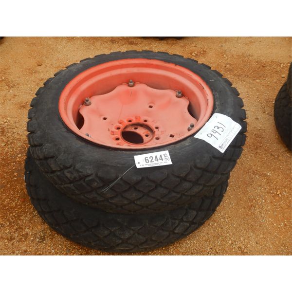 (2) 9.5-24 TIRES & RIMS (C7)