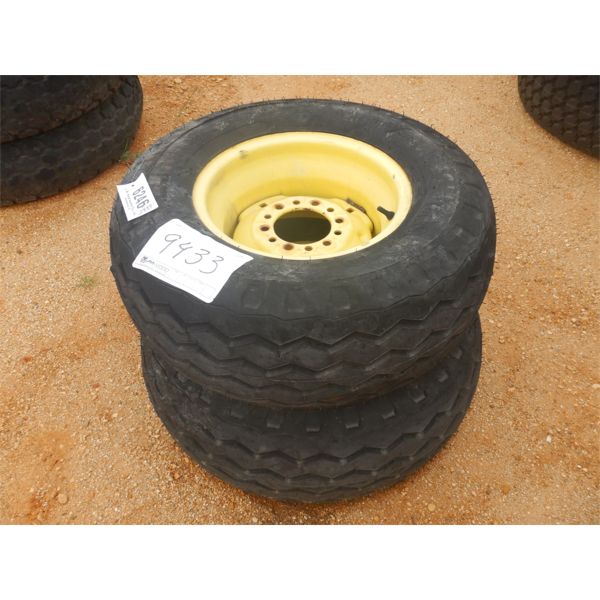 (2) 116-15 TIRES & RIMS (C7)