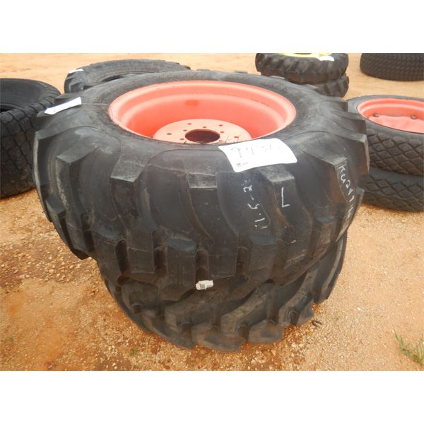 (2) 17.5L24 TIRES & RIMS (C7)