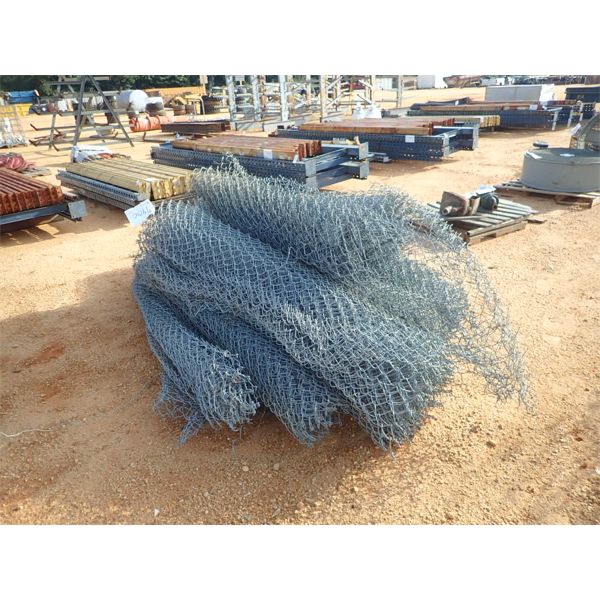 (1) LOT 7' CHAIN LINK FENCHING (B-9)