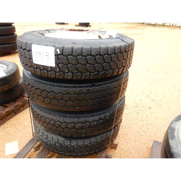 (4) 11R22.5 TIRES & RIMS (A2)	
