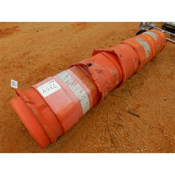 (6) ORANGE SAFETY BARRELLS (B9)	