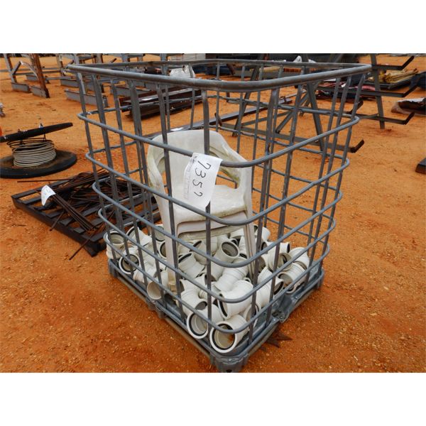 METAL CAGE W/CHAINS & PVC FITTING (B9)	
