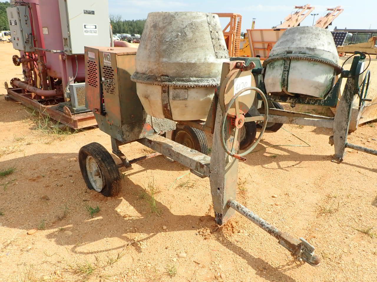 MORTAR MIXER MULTIQUIP MA6AP GAS ENGINE (B2) J.M. Wood Auction