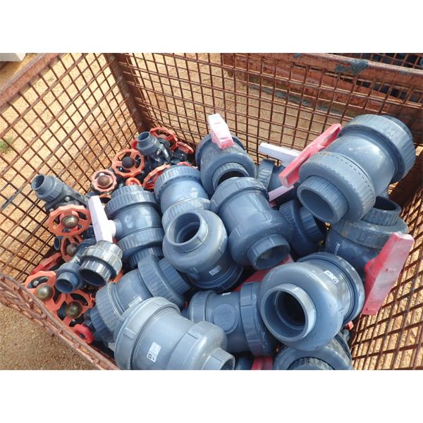 (1) BIN PVC FITTING & VALVES (B-9)