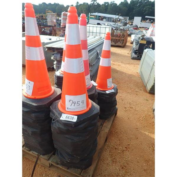 (20) SAFETY CONES (B-9)