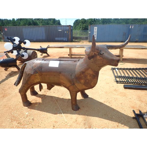 METAL BULL BAR-B-QUE GRILL (C-6)