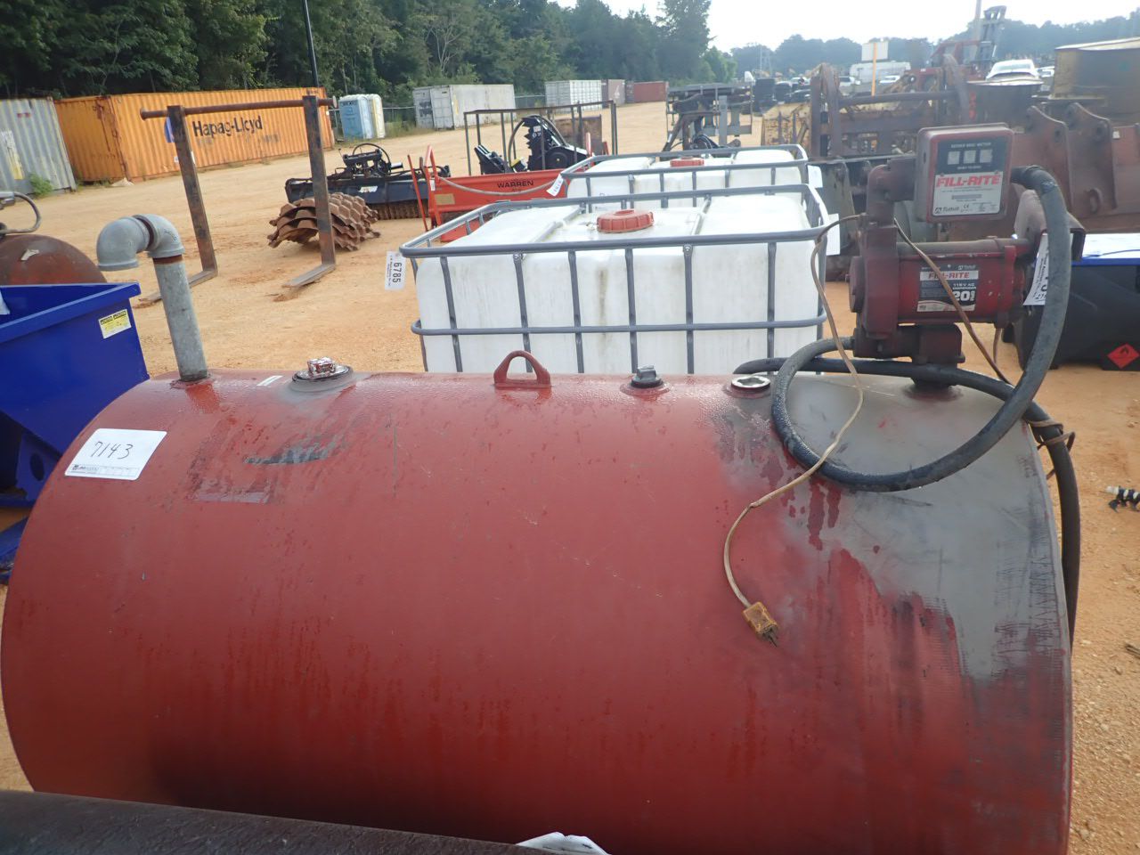 TURNER FUEL STORAGE TANK, w/115volt pump & hose (B7)