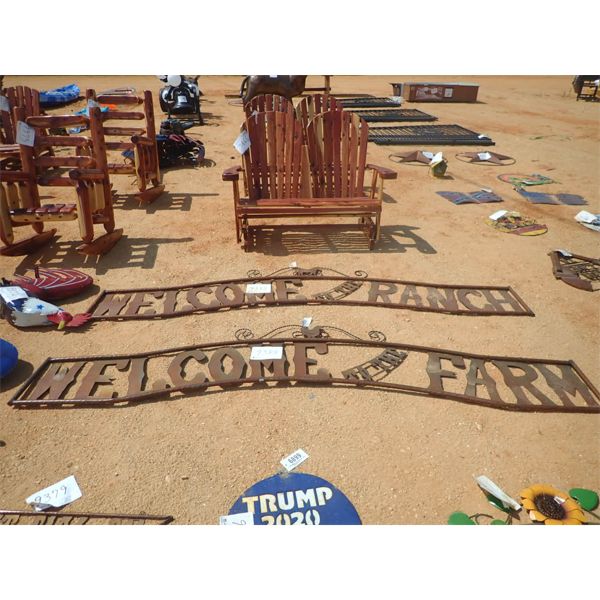 WELCOME TO THE FARM METAL SIGN (C-6)