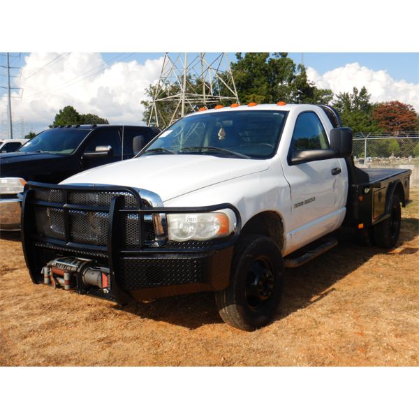 2005 DODGE RAM 3500 Flatbed Truck