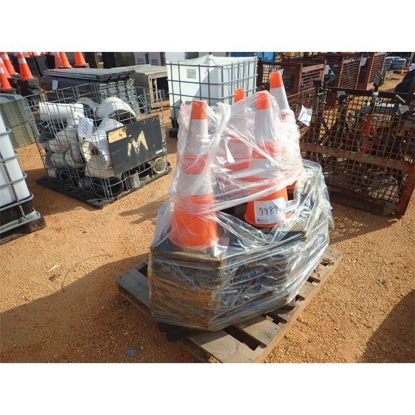 (1) PALLET SAFETY CONES (B9)