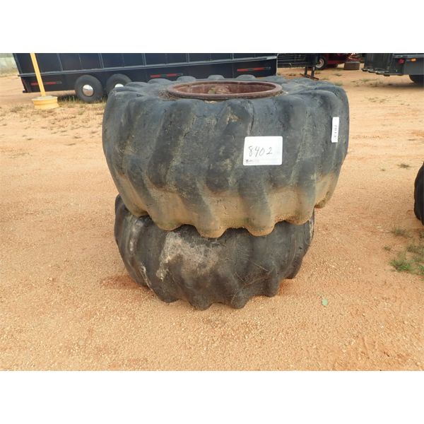 (2) LOG SKIDDER TIRES & RIMS (A-4)