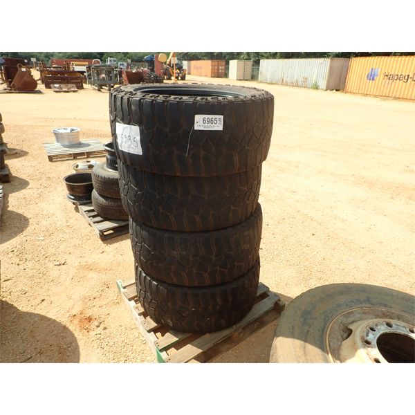 (4) LT325R22 TIRES (A2)