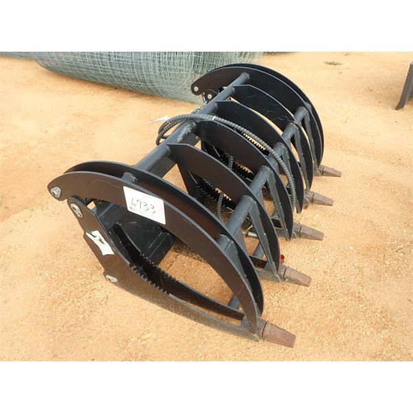 60" ROOT GRAPPLE, fits skid steer loader (B5)