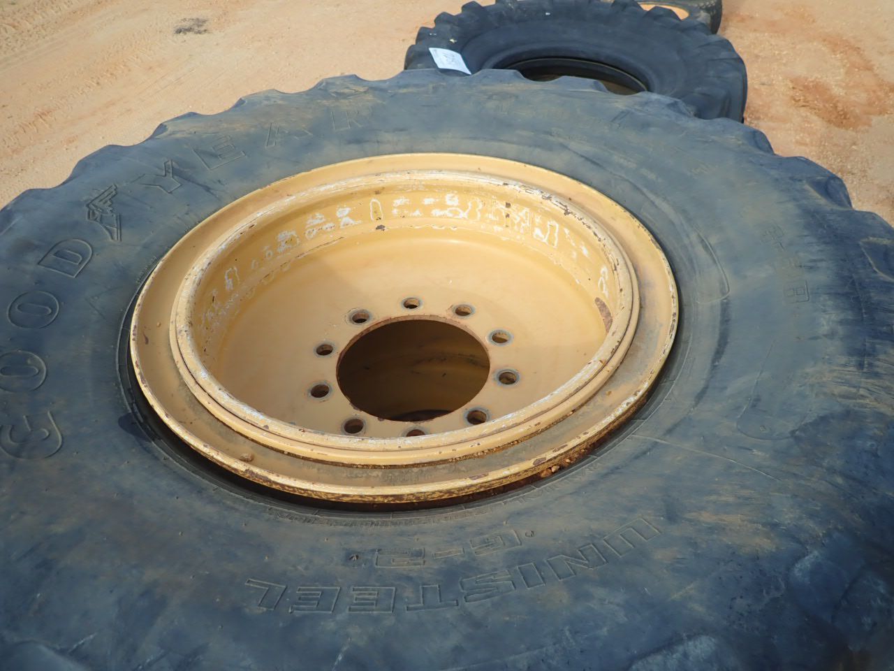 (4) 14.00R24 MOTOR GRADER TIRES & RIMS (B-8)