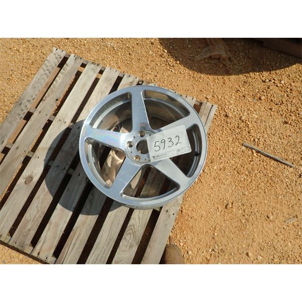 (1) 19X10J25 ALUM RIMS (A-2)