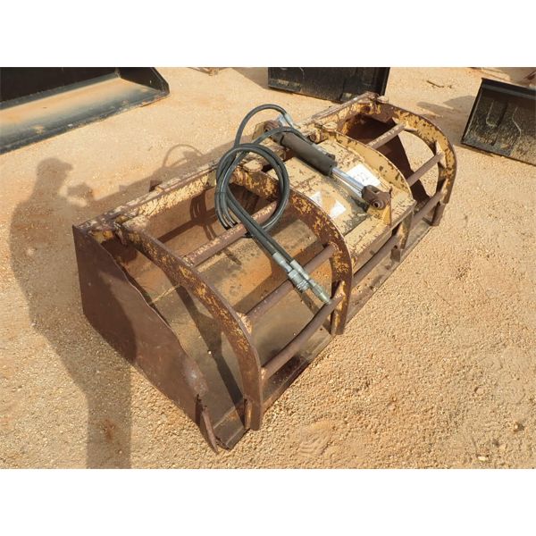 72" SINGLE CYC GRAPPLER BUCKET, fits skid steer loader (B-5)