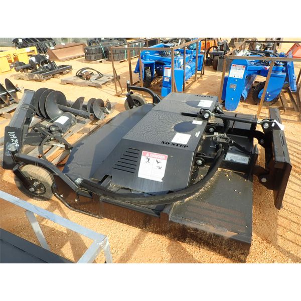 84" DUAL ROTARY BRUSH MOWER, fits skid steer loader (B-5)