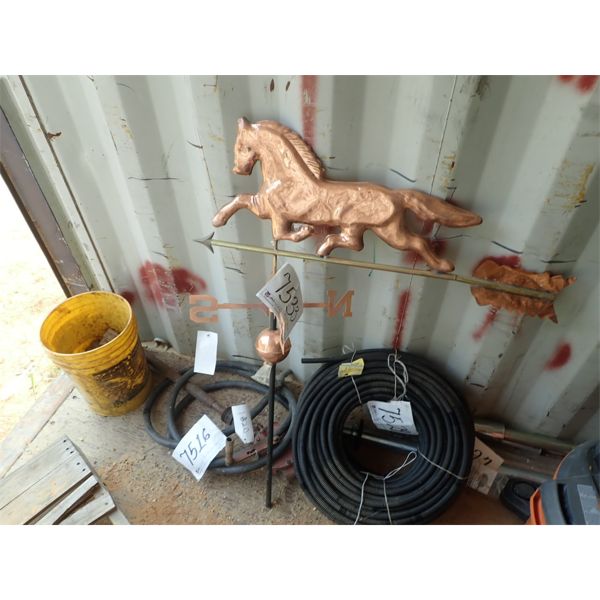 COPPER HORSE WEATHER VANE