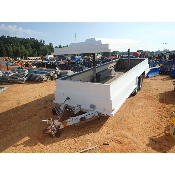 64" X 17' FIBER GLASS TRAILER W/LIFT TOP (B9)