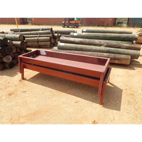 (2) 8' METAL FEED BUNK (C4)