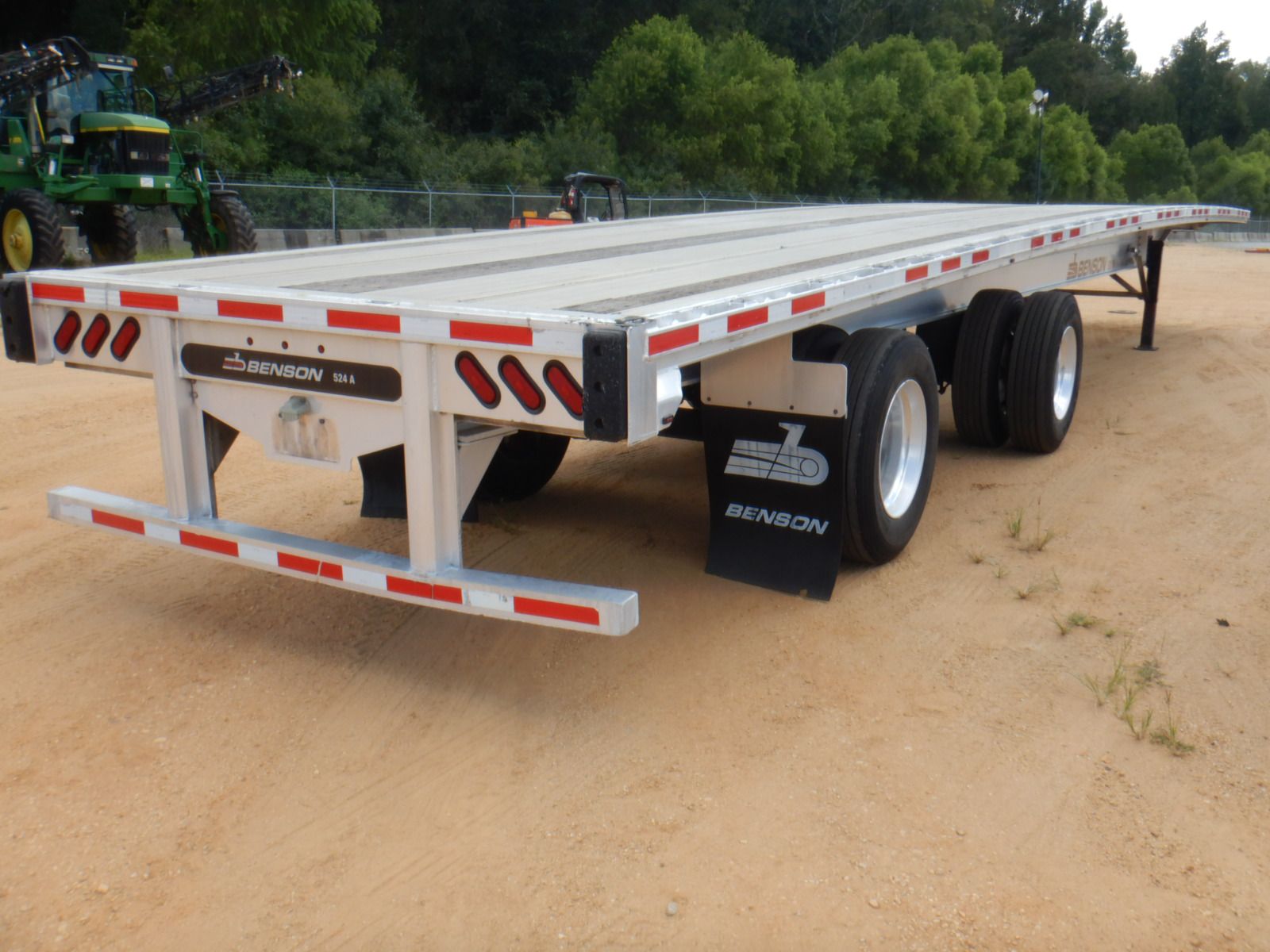 2017 BENSON 524A Flatbed Trailer J.M. Wood Auction Company, Inc.