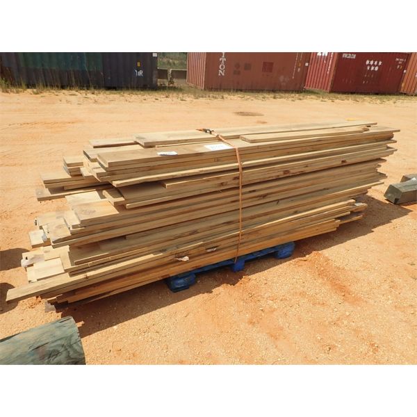 (1) PALLET MISC SIZE ROUGH CUT LUMBER (C-4)
