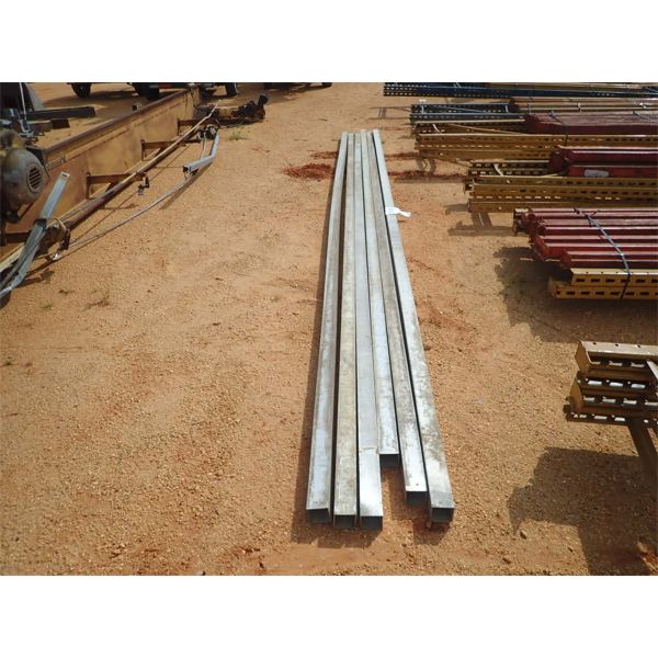 (6) 3" X 3" X 20' ALUM SQUARE TUBING 